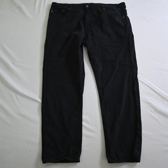 AG Adriano Goldschmied 38x30 The Tellis Modern Slim Italy Black Denim Mens Jeans - Picture 1 of 9
